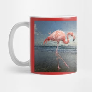 Flamingo on the Beach Mug